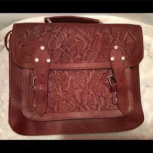 Leaders In Leather Portfolio Briefcase Bag